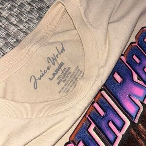 Men's Cream and Tan T-shirt